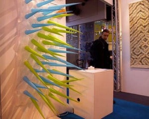 rideau de douche vert